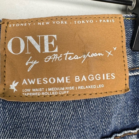 One Teaspoon Awesome Baggies Low Waist Medium Rise Relaxed Leg Size 26 - Picture 10 of 13